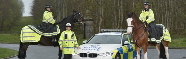 Re-Launch of Operation 'Lose the Blinkers' with a display from the Mounted Branch