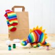 Make a sock Dinosaur workshop image