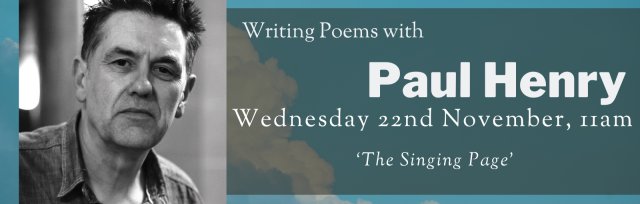 Online Workshop: 'The Singing Page' with Paul Henry