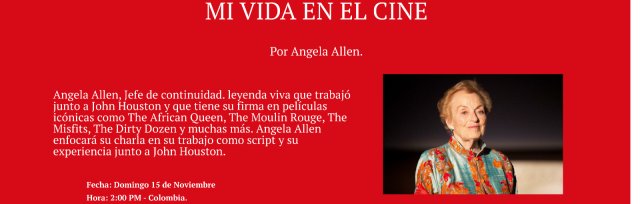 Angela Allen, Mi vida en el cine.