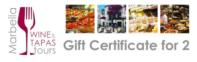 Marbella Wine & Tapas Tour Gift Certificate for 2