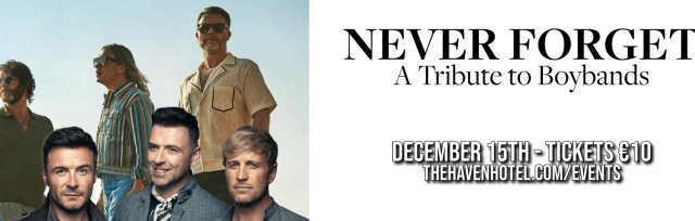 Never Forget - A tribute to boybands