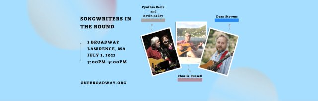 Songwriters in the Round Cynthia Keefe and Kevin Kelley, Charlie Russell, Dean Stevens