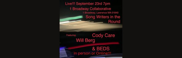 Songwriters in the Round with Benjamin Bunker, Cody J. Care, Will Berg