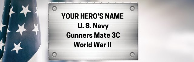 Hero Memorial Commemorative Nameplates