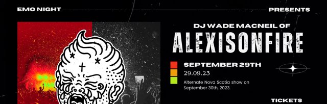East Coast Emo Night with DJ Wade McNeil of Alexisonfire
