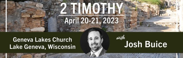2023 G3 Expository Preaching Workshop (2 Timothy)