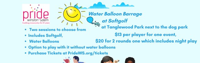 Pride Water Balloon Barrage and Golf at Softgolf