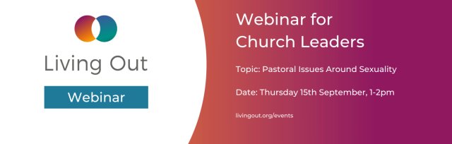 Living Out Webinar for Church Leaders