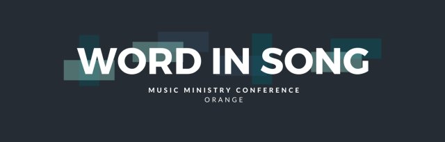Word In Song Conference Orange