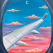 Airplane Window Painting Experience image