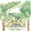Sian & Tom's Wedding Glamping Village image