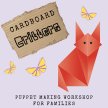 Cardboard Critters Puppet Making Workshop for Families image