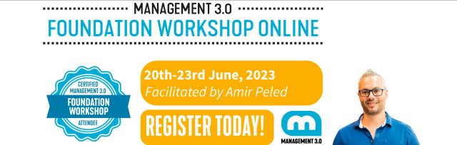 Management 3.0 Foundations Workshop - Online
