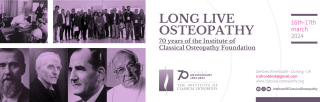 Long Live Osteopathy |70 years of the Institute of Classical Osteopathy Foundation