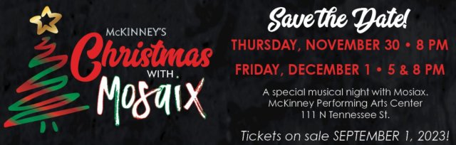 2023 Christmas Concert with Mosaix at the MPAC