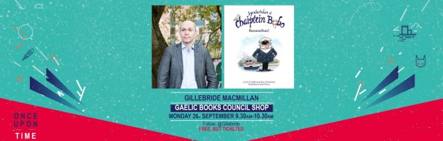 Byres Road Book Festival: Children's event - Gillebride Macmillian (Captain Bobo) at the Gaelic Books Council Shop