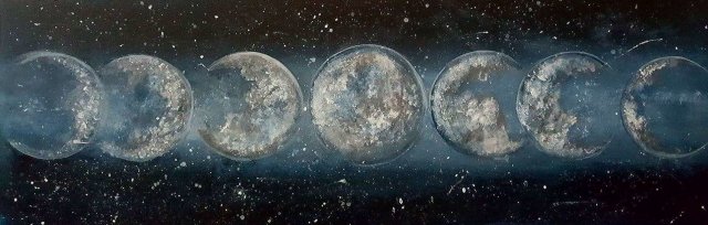 Phases of the moon Painting Experience