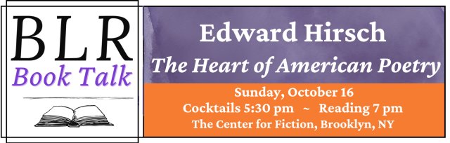Edward Hirsch at The Center for Fiction