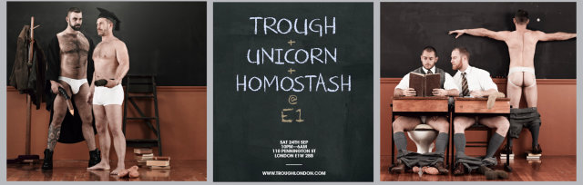 TROUGH + UNICORN + HOMOSTASH @ E1 CLUB
