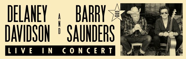 Delaney Davidson & Barry Saunders - live in concert, with their band