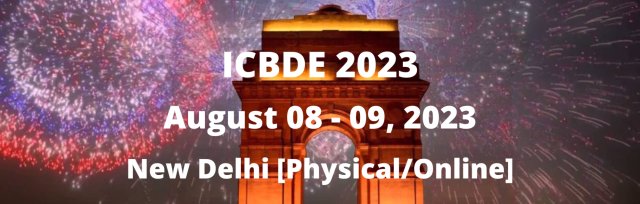 International Conference on Big Data Engineering 2023 [ICBDE 2023]