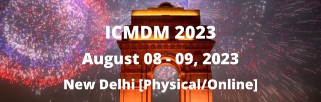 International Conference on Mechanical and Digital Manufacturing 2023 [ICMDM 2023]