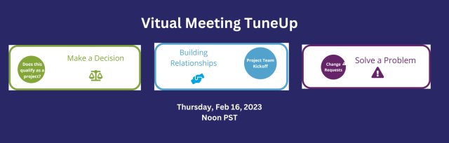 Feb 16 (Thur) - Virtual Meeting Tune-Up