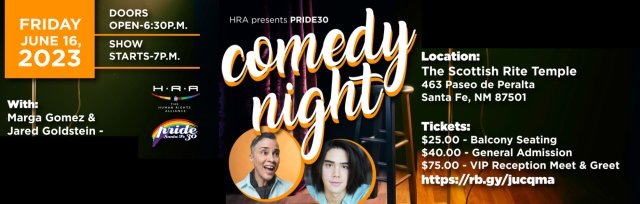 PRIDE30 Comedy Night