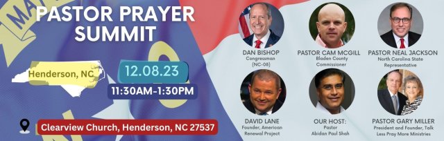 Henderson, NC - Pastor Prayer Summit and Panel Discussion