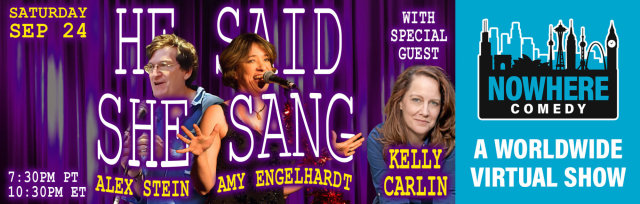 He Said/She Sang w/ special guest Kelly Carlin