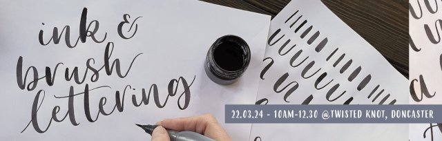 Beginner Ink & Brush Lettering Workshop