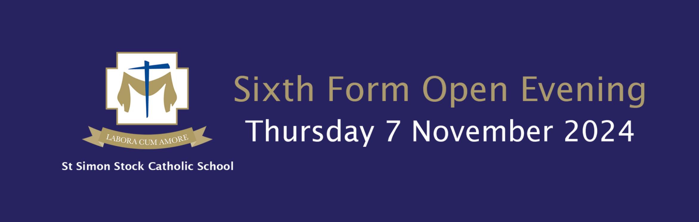 Book Now – Sixth Form Open Evening – St Simon Stock Catholic School