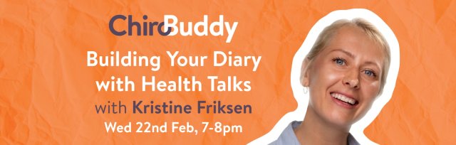 ChiroBuddy Episode 2 - Building Your Diary with Health Talks with Kristine Friksen