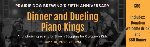 Prairie Dog's Fifth Anniversary Party - Charity Dinner and Dueling Piano Kings