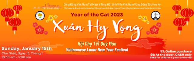 Tết in Boston 2023: Year of the Cat - Xuân Hy Vọng (Spring of Hope) - Day Festival