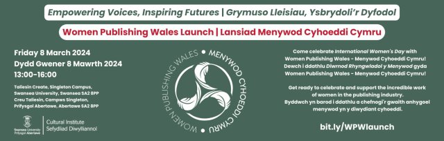 Women Publishing Wales Launch - Lansiad Menywod Cyhoeddi Cymru
