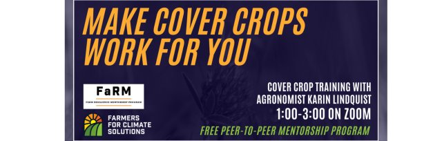 Cover Cropping Workshop with Mentor Karin Lindquist