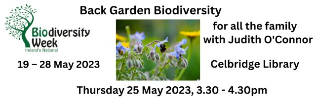 Biodiversity Week: Back garden biodiversity for all the family
