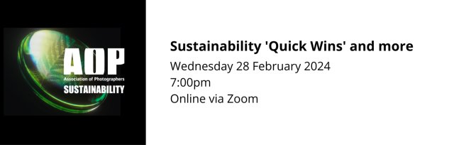 Sustainability 'Quick Wins' and More
