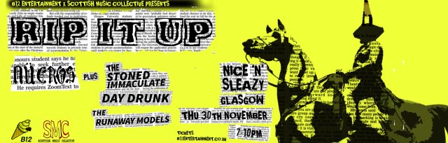 Rip It Up 2 - Nu Cros, The Stoned Immaculate, Day Drunk, The Runaway Models