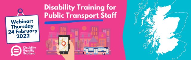 Webinar: Disability Training for Public Transport Staff