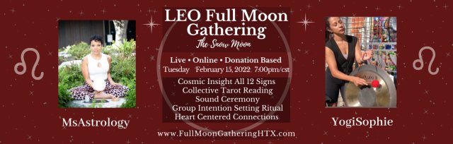 Leo Full Moon Gathering: The Snow Moon