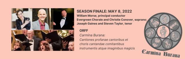 Jefferson Symphony Season Finale: Carmina Burana with Evergreen Chorale: May 8