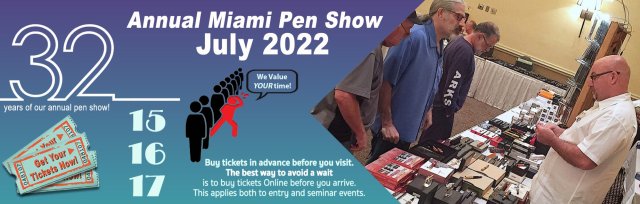 32nd Miami Pen Show 2022 Admission