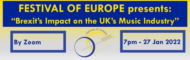 Festival of Europe presents: Brexit & the UK Music Industry