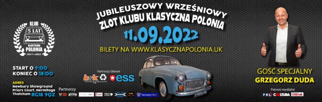 Jubileuszowy Wrześniowy Zlot Klubu Klasyczna Polonia