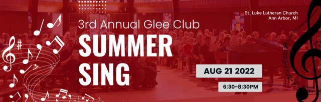 Measure for Measure's 3rd Annual Glee Club Summer Sing