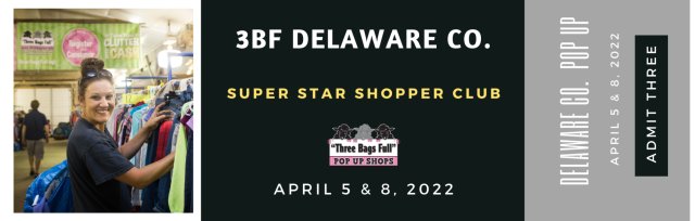 Super Star Shopping Club: Delaware Co  3BF Pop Up
