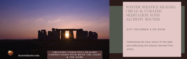 Winter Solstice Healing Circle & Guided Meditation With Alchemy Sounds, Journaling & Divination